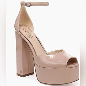 Sam Edelman
Kori Sunrise Pink Faux Patent Leather Platform Sandals Sz 9